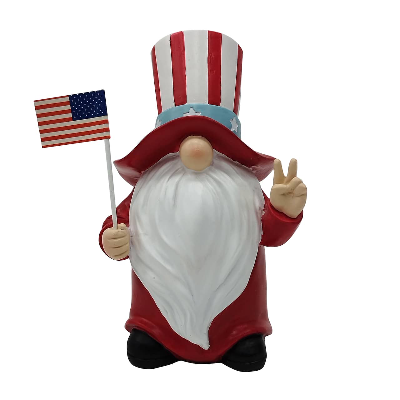 Red, White & Blue 6.75" Patriotic Standing Gnome Tabletop Décor by Celebrate It™